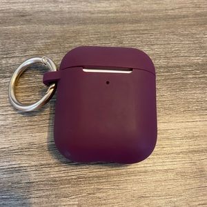 Burgundy AirPods Case